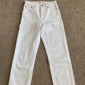 Levi’s wedgie Straight Jean in white